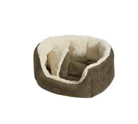 Panier confort ovale pour chien Nobby Pet Ceno Marron 55x50x21 cm