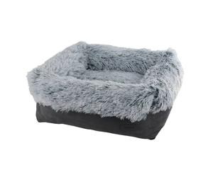 Panier confort rectangulaire pour chien Nobby Pet Nuru Gris 75x60x23 cm