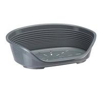 Ferplast Corbeille Siesta Deluxe 2 - 49x36x17,5 Cm - Gris Foncé - Pour Chien Et Chat Gris