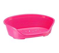 Ferplast Panier pour chien Siesta Deluxe T2 – plastique antidérapant – Rose 49×36×17,5 cm