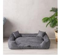 Panier Couchage Lit pour chien ,, Puffi - Alcantara ‘’ XXL 130cm x 100cm