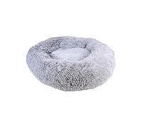 Panier Coussin Peluche Donut Gris Ø60cm pour Animaux