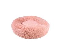 Panier Coussin Peluche "Donut" Rose Ø60cm pour Animaux - DONNA -