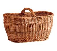 Panier crocane en osier buff