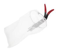 Panier Cueille-Fruits en Filet Blanc pour Récolte Rapide au Jardin | Accessoire en Fer et Plastique, Maille Fine avec Clip Sécurisé, pour Citrons et Oranges
