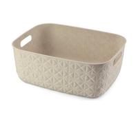 Panier Curver K258717 SOFTEX Moyen Blanc Gesso 38x29x14,5cm, 12,5L De Capacité