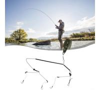 Panier d'alimentation de pêche à la carpe avec cage à appâts et plombs, ensemble de matériel de pêche efficace pour réussir la pêche (80 g)