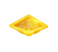 Panier D'Angle D'Évier en Silicone avec Vidange Automatique, Égouttoir et Panier de Rangement pour la Cuisine, Idéal pour les Déchets et Restes