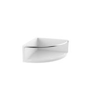 Emco Bad – Panier mural d'angle rond 434500101 – fixation cachée, H 75 mm, angle 175 mm, chrome