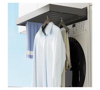 Panier d'arrachement de Placard intégré à séchage à la Sauvegarde de l'espace, Porte-séchage au-Dessus de la Machine à Laver, tiroir à Rack de Pantalons de Traction (864-914 mm)