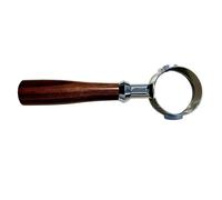 Panier De 8g/18g/22g, Porte-filtre Sans Fond De 58mm, Poignée En Bois Massif, Compatible Avec Breville, Accessoire Barista BES900/BES920/BES980(A1 Rosewood,With 2 cup basket)