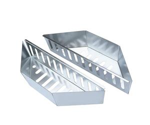 Panier de barbecue pour charbon de bois, 2 pièces, robuste et résistante à la chaleur, avec une forte puissance, support pour barbecue et barbecue, pour cheminée, jardin, barbecue, extérieur, camping