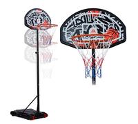 Panier de Basket Apollo avec Support et roulettes | Hauteur réglable du Panier de 155 à 210 cm | Panier de Basket extérieur Complet | Panier de Basket pour Enfants | Panier de Basket pour Adolescents