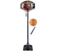 Hudora 71664 Panier de basket avec socle à lester + Ballon et pompe G