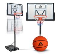 Panier de Basket avec Support et roulettes - Hauteur réglable du Panier de 230 à 305 cm