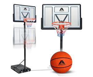 Panier de Basket avec Support et roulettes - Hauteur réglable du Panier de 230 à 305 cm