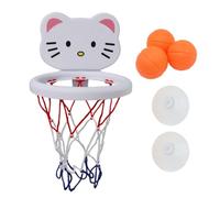 Panier de basket-ball - Cerceau de basket-ball pour | Anneau de basket-ball avec ventouse de dessin animé | Ensemble de bain interactif portable avec eau pour garçons et filles d'âge