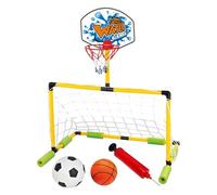 Panier de Basket-Ball de Piscine, Ensemble de cerceaux flottants, 77 x 56 x 48 cm, Cadre Portable, Jouet de Sport étanche avec Pompe et Balle pour lac, Plage, Gym, arrière-Cour, école par et