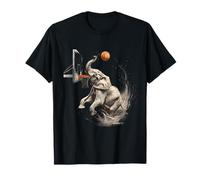 Panier de basket-ball éléphant Slam Dunk T-Shirt