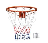 Panier de basket-ball en métal polyvalent à suspendre pour une installation facile, design épais, parfait pour une utilisation en intérieur et en extérieur