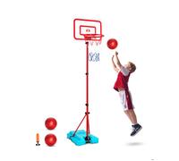 VEVOR Panier de Basket-Ball Enfants, Hauteur Réglable, 190 cm, Base Remplissable, Ballons de Basket, Pompe à Air, Installation Facile, pour Tout-Petits 3-8 Ans, Garçons, Filles, Intérieur, Extérieur