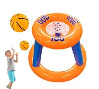 Panier de Basket-Ball Flottant pour Piscine - 60 cm - Portable et Pliable - avec Balle - Jouet de Sport de Natation pour, Adolescents, fêtes d'été, arrière-Cour, Famille, en Plein air