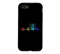 Panier de Basket-Ball Heartbeat Life Heart EKG Pulse Coque pour iPhone SE (2020) / 7/8
