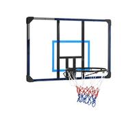 Panier de basket-ball mural A accrocher visserie incluse acier PC bleu noir