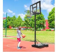 Panier de Basket-Ball Portable avec roulettes,Support, Hauteur réglable de 230 à 304 cm pour Enfants et Adultes