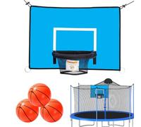 Panier de basket-ball pour écraser sur trampoline - accessoire pour trampoline avec panier pour écrasés, équipement sportif résistant aux agents atmosphériques pour adultes et adolescents