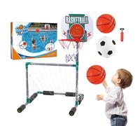 Panier de basket-ball pour piscine, jeu aquatique d'été, but flottant football avec anneau pour extérieur, toute la famille, jardin, plage, parc