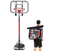 Panier de basket-ball réglable en hauteur, support de basket-ball professionnel pliable pour tous les âges