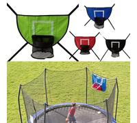Panier de basket-ball réglable en PVC imperméable pour profiter du temps de jeu actif sur votre lit à sauter à tout moment (noir)