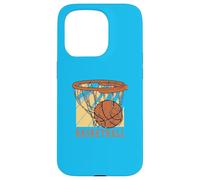 Panier de Basket-Ball Slam Dunk Art pour Fan de Sport Coque pour iPhone 15 Pro