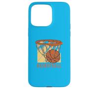 Panier de Basket-Ball Slam Dunk Art pour Fan de Sport Coque pour iPhone 15 Pro Max