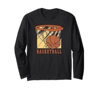 Panier de Basket-Ball Slam Dunk Art pour Fan de Sport Manche Longue