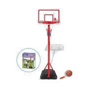Panier de Basket - DEVESSPORT - Réglable 1,49-1,95m - Mobile avec Roulettes - Kit Complet avec Ballon et Pompe