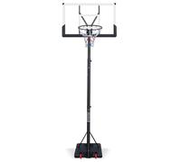 Panier de basket d'extérieur réglable en hauteur de 175 à 305 cm, support de basket-ball portable avec base et roulettes élargies, convient aux enfants et aux adultes (305 cm)