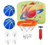 Panier de basket d'intérieur | Panier de basket-ball pliable pour lumineux d'intérieur | Panier de basket portable réglable au-dessus de la porte pour le balcon des bureaux