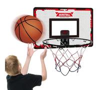 Panier de Basket d'intérieur pour, Panier de Basket pour Porte | Cerceau d'intérieur avec Tableau d'affichage électronique,Jouet de Basket-Ball alimenté par Batterie, décoration de Chambre de garçons