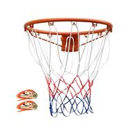Panier de basket en métal pour | Multi-usage en acier, bord de basket-ball épais et stable, résistant à l'usure pour arrière-cour, allée