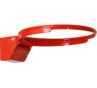 Panier de basket flexible avec cadre en plastique intégré