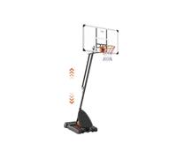 VEVOR Panier de Basket Extérieur Intérieur Portable Réglable en Hauteur 232-305 cm Panneau de Basket sur Pied à Roulettes avec Base de Lestage pour Adultes Enfants Cadeau Entraînement de Basket-ball