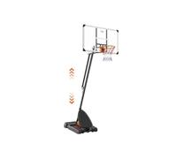 VEVOR Panier de Basket Extérieur Intérieur Portable Réglable en Hauteur 232-305 cm Panneau de Basket sur Pied à Roulettes avec Base de Lestage pour Adultes Enfants Cadeau Entraînement de Basket-ball