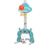 Panier De Basket pour Enfants 4 en 1 Centre D'activités Sportives Panier De Basket-Jeu De Football Ring Toss