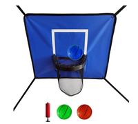 Panier de Basket pour Trampoline | Ensemble de Jeu de pour | Grand kit d'arceau de Trampoline - pour garçons et Filles, Jardin, Cour, Parc, Aire de Jeux, fête,