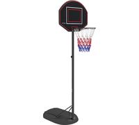 Panier de basket SPORTNOW avec support, hauteur réglable de 170 à 230 cm Support de basket avec panneau arrière incassable et roues, installation de basket-ball