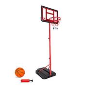 Panier de Basket sur Pied Evolutif Denver Hauteur réglable de 1.05m à 1.65m Ballon et Pompe Inclus