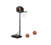 IDMarket Panier de basket sur pied – Hauteur réglable 140–210 cm – Noir