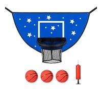Panier De Basket Trampoline - Accessoire Trampoline | 37,8 Pouces Basket pour Tram? | Ensemble Complet De Basketball pour Jeu Actif en Intérieur Et Extérieur, Durable Et Amusant